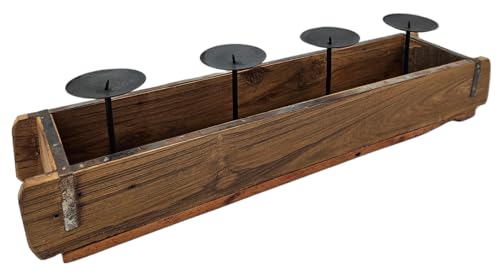 Kerzentablett Kerzenständer Kerzenhalter Holz Advent Deko Landhaus...
