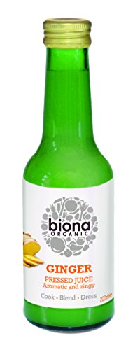 Biona Organic Ginger Pressed Juice 200 ml, Pack of 3