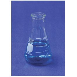 Corning Pyrex 4980-4L Glass 4L Narrow Mouth Erlenmeyer Flask with Heavy Duty Rim