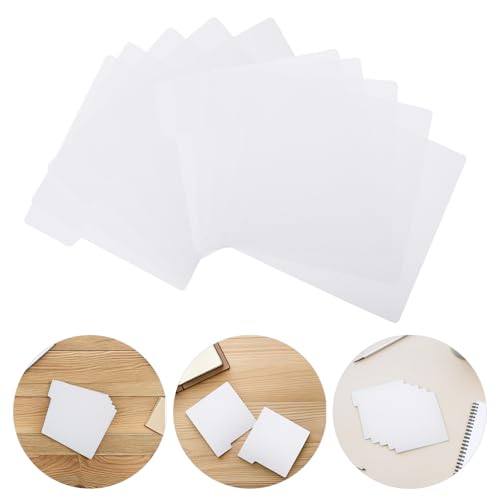 Séparateurs plastique comics blanches onglets index intercalaires bac de rangement - 7