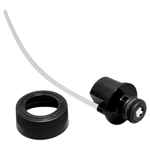 Replacement Cap & Straw Assembly for Bissell Little Green Machine Carpet Cleaners - Models 1400B, 1400W, 3369, 3353, 3519, Only for Models Listed
