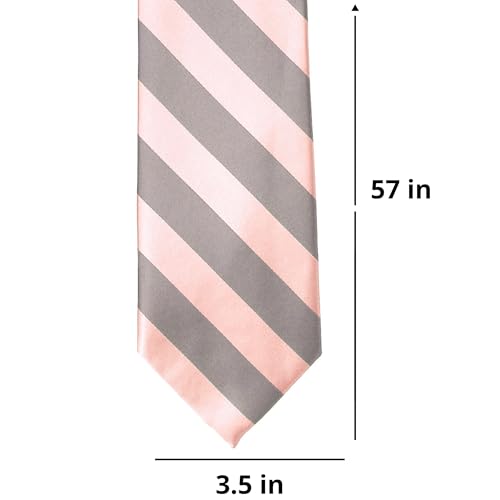 Image of tiemart Men's Striped Tie Standard Length