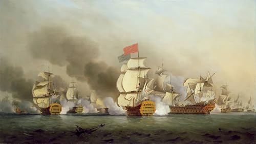 Tableau vintage Amiral George Anson : créez un décor de caractère dans votre chambre