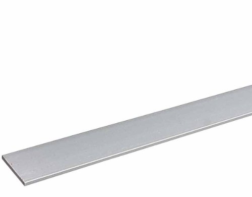 M-D Building Aluminum Flat Bar, Mill, 1in x 1/4in x 72in Length