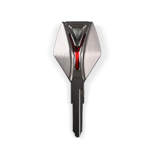 1 Piece Key Embryo for Kawasaki Motorcycle Key Ninja 400 Z400 Z1000 Z900 NINJA650 Z800 for Versys 650 Key Blank (All-in-one-Shaped) (Gun-Black)