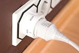 Stromspar Schalt-Adapter 2er Set, weiß
