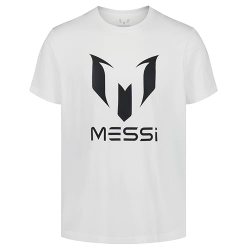 Image of Messi Men's Wingstar Logo Tee, Lifestyle Short Sleeve T-Shirt | Standard Fit with Graphic