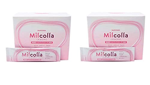 2 Set Suntory Milcolla Powder (30 Days) Collagen Drink From Japan #TOP2