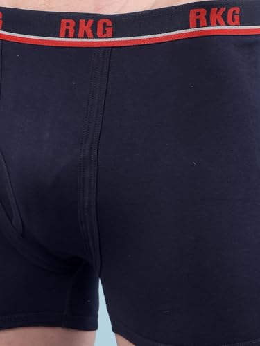 Image of RKG Men's Cotton Trunks Soft & Breathable Innerwear | Comfortable Stretch Fit Everyday Underwear | Durable Elastic Waistband | from Dollar Brand