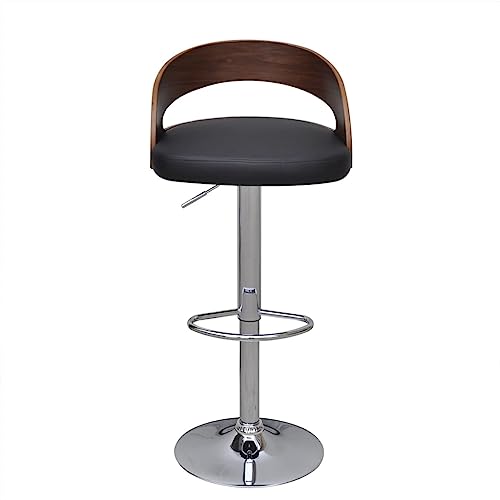 Tabourets de bar réglables lot de 2 avec dossier et repose-pieds