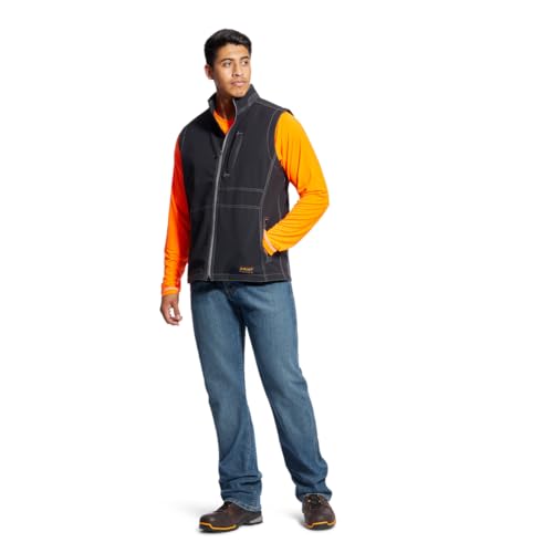Ariat Men's Rebar Stretch Canvas Softshell Vest3