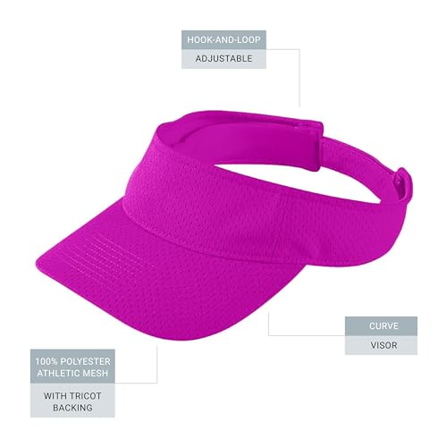 Image of Augusta Sportswear Women's Athletic Mesh Visor - Stylish Sun Hat for Golf, Running, and Outdoor Activities