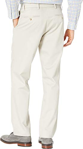Image of Dockers Mens Straight Fit Signature Lux Cotton Stretch Khaki Pant