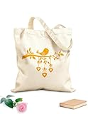 Polyvalent : Ce sac en toile à fermeture magnétique est idéal pour toutes vos activités quotidiennes : sorties, bibliothèque, promenade du chien ou shopping. Ce sac en toile de coton réutilisable répondra à tous vos besoins.