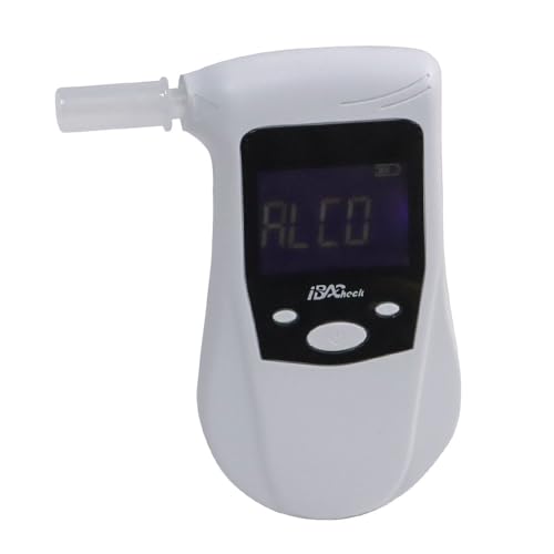 Image of Breathalyzer Rechargeable Battery, 10 Memories & can Last 250 Tests After Fully Charged. 4 Default Unit Setting (White 168X)