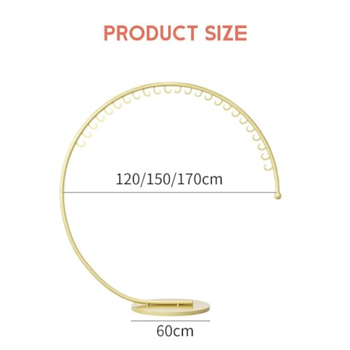 Portant à vêtements robuste en C pour dressing moderne - 8