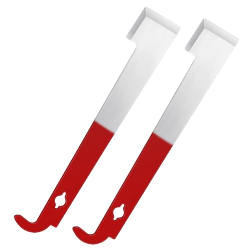 Tenalleys Stainless Steel Beekeeping Hive Tool Frame Lifter and Scraper J Hook Tool (2 Pack)