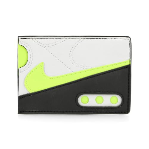 Nike Icon Air Max 90 Card Wallet Wallet Credit Cards License Cards Lime, White, Standard, Casual