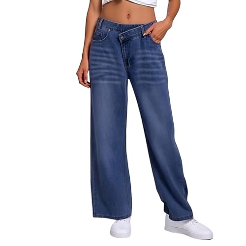 Jean baggy confortable pour femme idéal sorties décontractées
