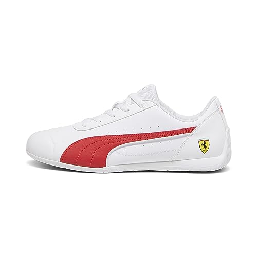 PUMA Zapatillas de conducción Scuderia Ferrari Neo Cat 42 White Rosso Corsa Red