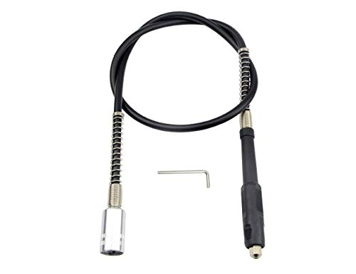 Image of DIY Crafts Pattern No # 2, Black Silver H, 108cm * 2cm for Dremel 3000 4000 Electric Drill Rotary Grinder Tool Attachments Flexible Shaft Fits P (Pattern No # 2, Black Silver H)