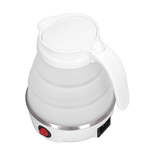 Tetera eléctrica plegable de viaje 0.6L de silicona y acero miniatura 3