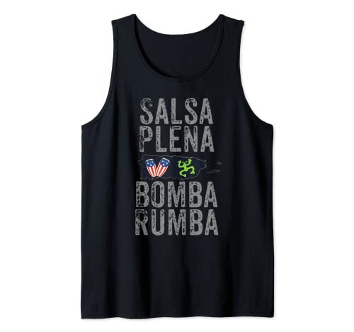 Salsa de Puerto Rico, Salsa Bailando Camiseta Camiseta sin Mangas