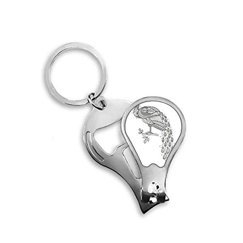 Coupe-ongles paon coloré DIYthinker une idée cadeau originale pour prendre soin de soi