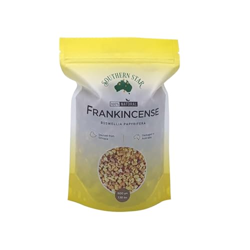 Southern Star Original Frankincense Resin, Hand Made Incense Gems for Aromatherapy, Meditation, Religious Ceremonies and Yoga, 100% Natural Premium Frankincense, Long-Lasting Aroma, Easy-to-Use, 500g