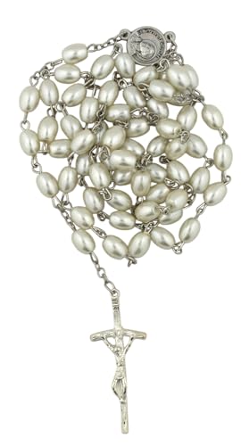 Saint Mother Teresa of Calcutta Rosary | Beautiful Pearl-Like Beads