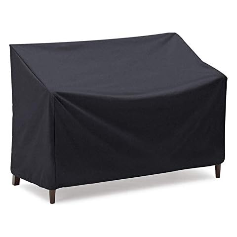 POMER Patio Bench Cover,Waterproof Oxford Fabric 64x26x35inch Garden Sofa/Loveseat Cover Cover
