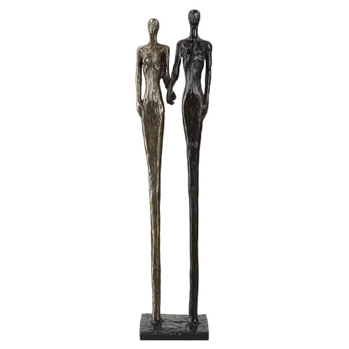 Two's Company - Sculpture-20.25 Inches Tall and 4.25 Inches Wide