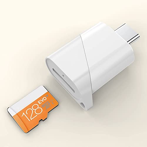 Eletrand USB C TF Lecteur de carte, type C à TF Micro SD Lecteur de carte, Adaptateur de lecteur de carte mémoire USB 2.0 OTG pour la carte TF / Micro SD / Micro SDXC / Micro SDHC Cover