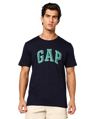 Image of Gap Men Graphic Printed Slim Fit Crew Neck Short Sleeves T-Shirt