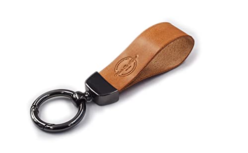 Genuine Leather Keychain for Men and Women, ​Leather Keychain Car Fob