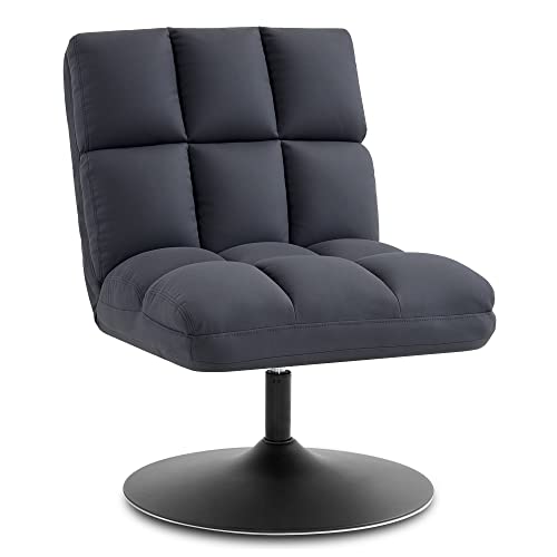 MCombo Drehsessel Stuhl modern, Cocktailsessel Loungesessel Relaxsessel Clubsessel für Wohnzimmer Schlafzimmer, Mikrofaser-Stoff, 4812 (Dunkelgrau) MCombo Drehsessel Stuhl modern, Cocktailsessel Loungesessel Relaxsessel Clubsessel für Wohnzimmer Schlafzimmer, Mikrofaser-Stoff, 4812 (Dunkelgrau)