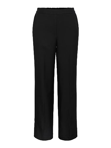 Pantalon de costume femme PIECES Pcneva Hw Wide Pants Noos élégant et fluide