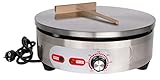 crepes maker profi gebraucht Beeketal Profi Gastro Crepes Maker BC40-1R mit einer Ø 400 mm Crepesplatte aus poliertem Gusseisen und einem runden Gehäuse aus rostfreiem Edelstahl