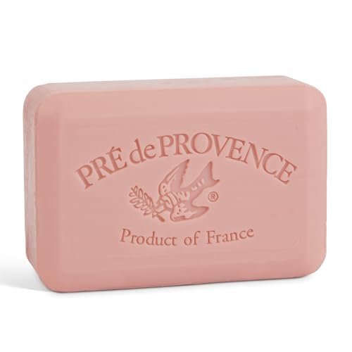 Image of Pre de Provence Artisanal Soap Bar, Enriched with Organic Shea Butter, Natural French Skincare, Quad Milled for Rich Smooth Lather, 8.8 Ounce, Peony