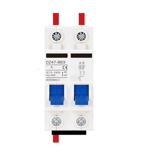 Interrupteur protection positif et négatif pour batterie de camping-car et solaire DC