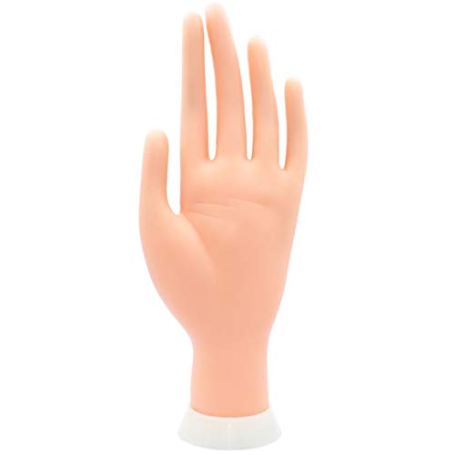 Kit 2 Mãos de Treinamento Nail Designer Unhas de Gel Fibra