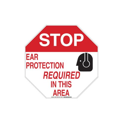 Panneau de protection auditive Brady pour zone industrielle 45 cm