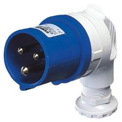 Fiche mâle saillie Gewiss GW60442 connecteur industriel 3P+N+T 6h