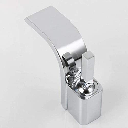 Robinet de lavabo noir mat réglage précis eau chaude et froide - 7