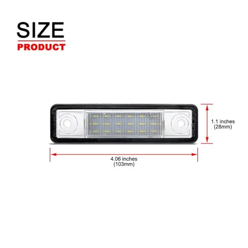 Luces LED de matrícula para solucionar bombillas fundidas en Opel 2