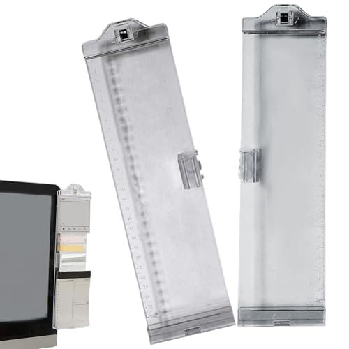 モニター側メモボード、コンピューターモニターメモボード2PCS接着剤不要の多機能ディスプレイメッセージボード、ディスプレイメッセージボード、画面の左右のサイドフォルダー、付箋ボード、携帯電話収納ラック, ビスタプリントメモ表示サイドパネル, サイドモニター