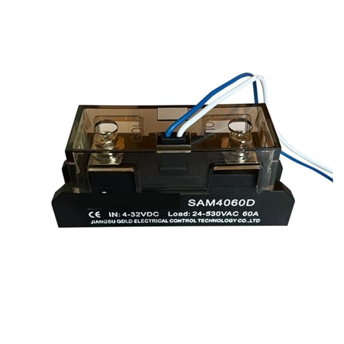 4-32VDC to 48-530VAC Industrial large current solid state relay DC-AC SAM4040D SAM4060D SAM4080D SAM40100D SAM40120D SAM40150D WTFNKMCXE(SAM4060D 60A)