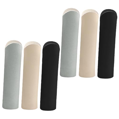 NOLITOY Protectors 6pcs Cuttable Sleeves Breathable Covers Comfortable for Injury Black Grey Beige