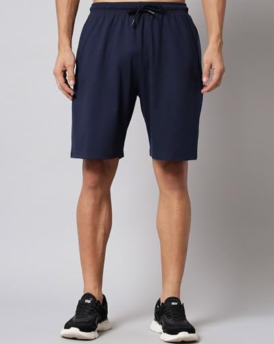 Image of Vogaan Men's T-Shirt and Shorts Set | Pyjama Set for Men | Co-ord Set | Cotton Printed Top & Shorts Night Suits Set