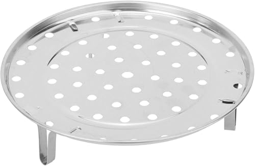 Vegetable Steamer Basket Steam Pot Steamers Insert Rack for Cooking Lobster Dumplings Seafood(Large diameter 26cm)